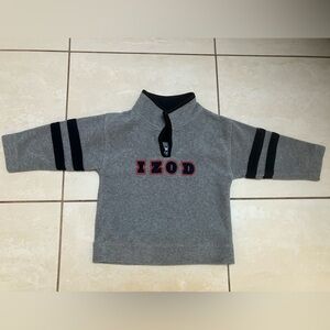 Izod Cozy Boys Size 2T Gray Kids Polyester Sweatshirt